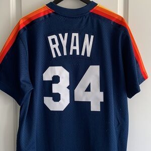 Nolan Ryan Houston Astros Mitchell & Ness 1988 Cooperstown Collection Jersey